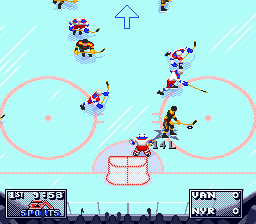 Скриншот игры NHL 95